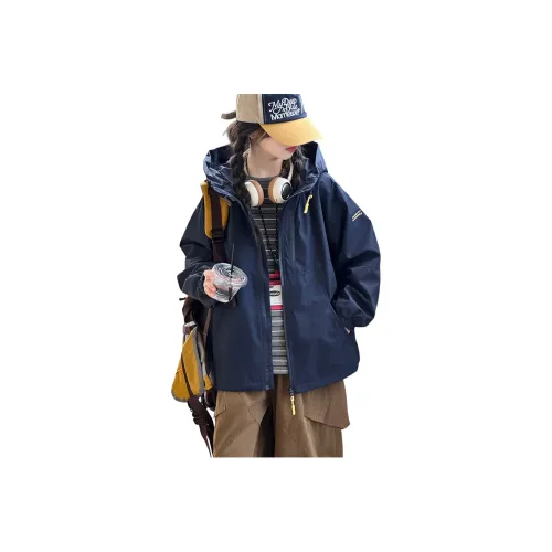 YOUMIWU Темно-синий школьный топ