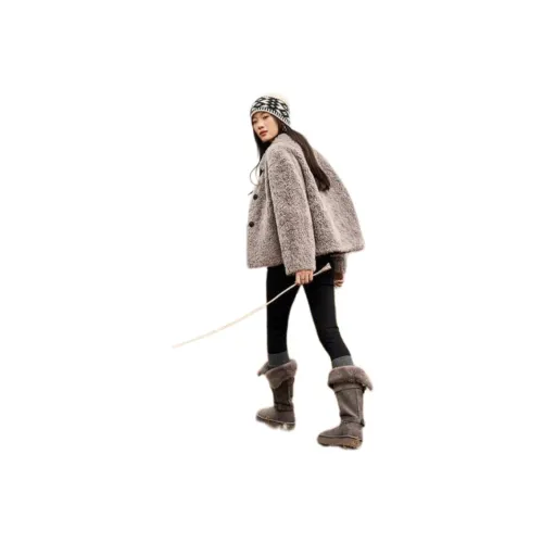 MOHANYIMEI Серебряный Frost Серый Женское Пальто