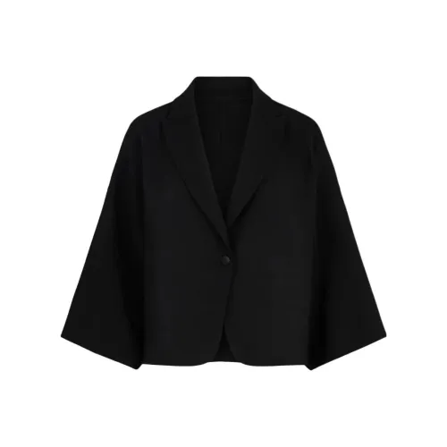 MaxMara Cropped Coat Women's Black МаксМара Укороченное Пальто Женское Черное