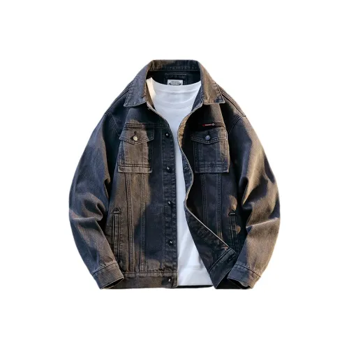 SAIHAN Черный Серый Цвет Унисекс Джинсовые Куртки