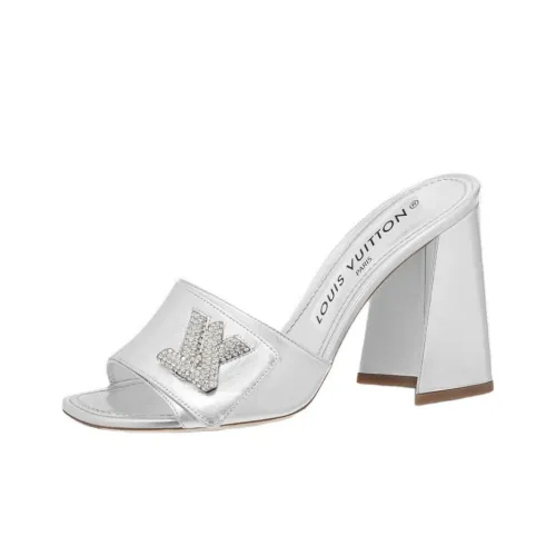 LOUIS VUITTON Shake Слипоны Женские Серебряные