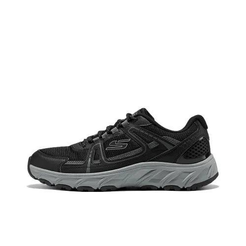 Skechers OUTDOOR MENS Устойчивый к истиранию Дышащий Низкий Топ Походная обувь Мужская Черная