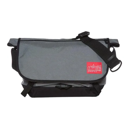 Manhattan Portage 1000D Cordura Classic Ткань Курьерская Сумка Сумка через плечо Средняя Унисекс Серый