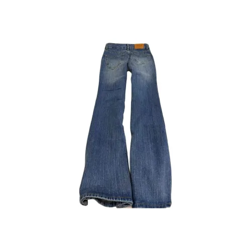 Мед Винтажный синий Женские Джинсы