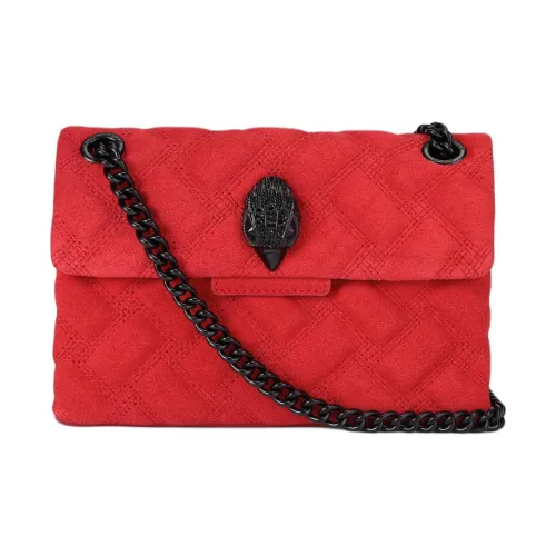 Kurt Geiger London Kensington Замшевая Сумка через плечо Мини Женская Красная
