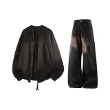 Черный топ + Черные брюки