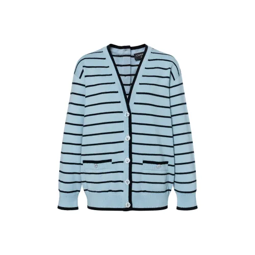 CHANEL 25S Весенне-летняя коллекция Свитер Женский Синий