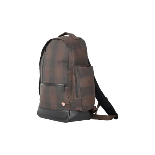 Manhattan Portage Martexin Оригинальный Парафин Рюкзак Унисекс Клетка Темно-Коричневый