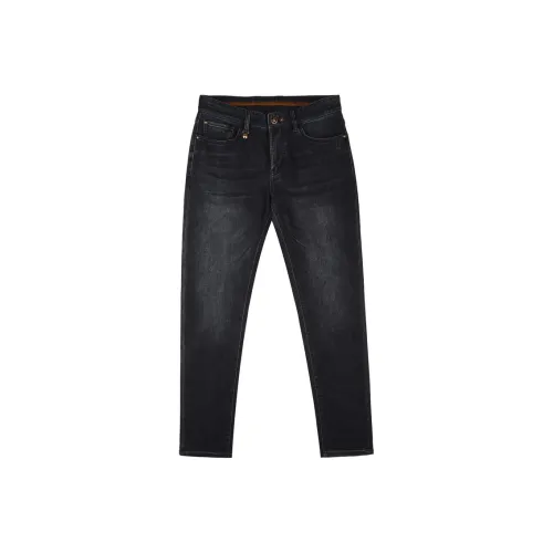 Raidy Boer Черный Серый Мужские Джинсы