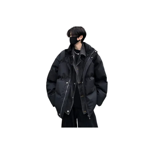 LINGSHI Черный Унисекс Пуховики