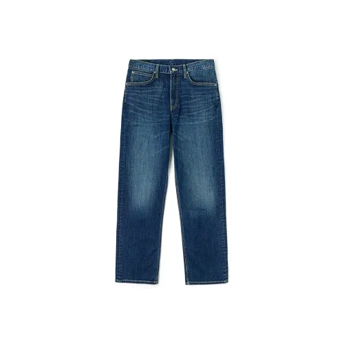 Lee Medium Dark Blue Men's Jeans Ли Мид Темно-Синий Мужские Джинсы