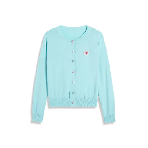 CENGXIAOXIAN Светло-синий кардиган женский трикотаж