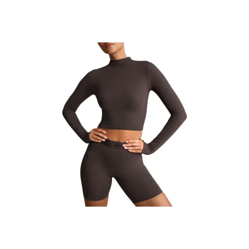 Nike x SKIMS Винтаж Бесшовный Йога T-Рубашка Женская