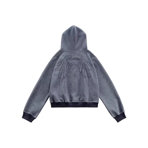 LESS BEARS Серый Унисекс Свитшоты