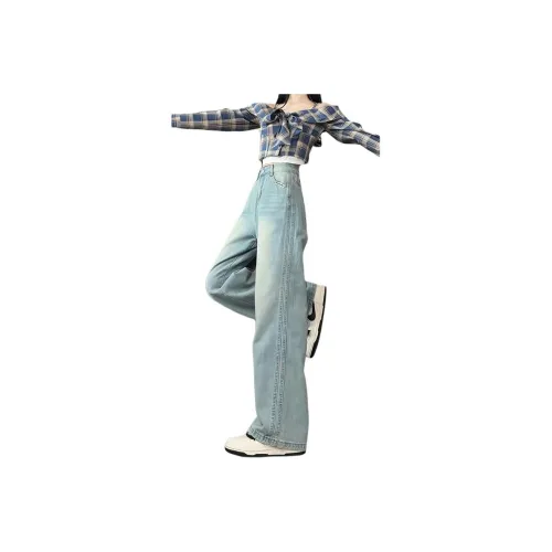 CHARLIE GOLF Светло-синие женские джинсы