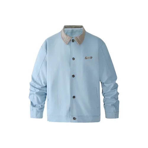 SANTASTIC Синий с съемным логотипом бренда логотип на груди унисекс куртки