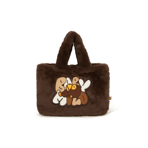 BABY MILO STORE BY A BATHING APE Ткань Сумка Стандартная Женская Коричневая