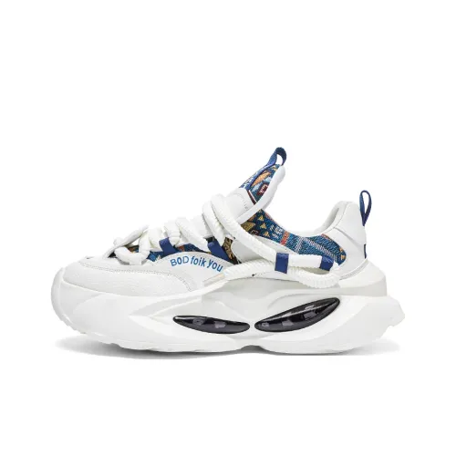 Yalu Preferred Амортизация Баланс Поддержка Устойчивость к истиранию Противоскользящий Низкий Топ Толстая подошва Мужской