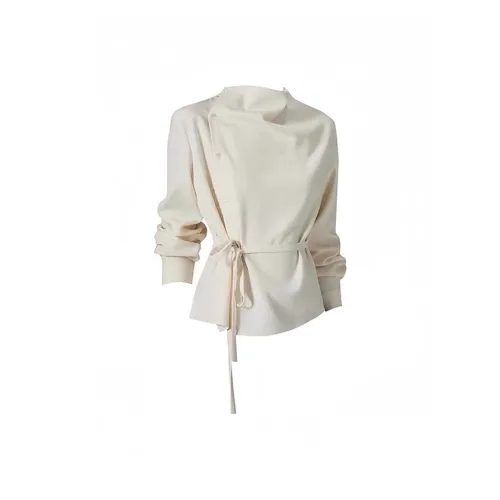 ABBY GODDESS Бежевый Абрикос Топ Женские Рубашки