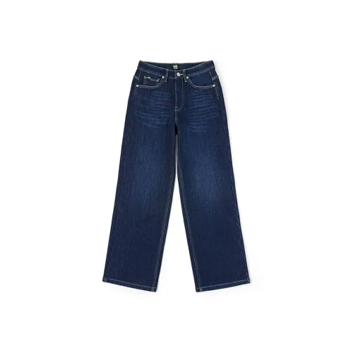 Lee Темно-синий Женские Джинсы