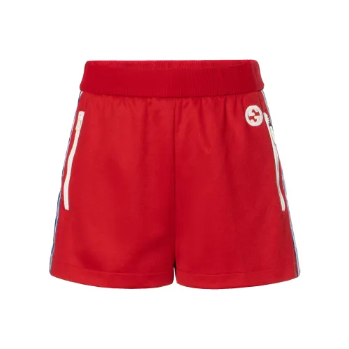 GUCCI Chinese New Year SS24 Повседневные шорты Женские Красные