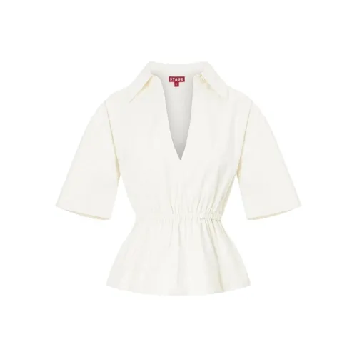 Staud Экрю Женские T-рубашки