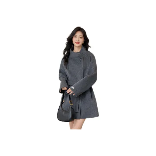 CHUNSHIMAN Средне-серый Женское Пальто