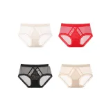 Экрю + Красный + Черный + Светло-Кофейный