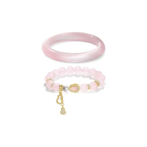 Artisan Lock Heart Jade Цветное стекло Браслеты Женские