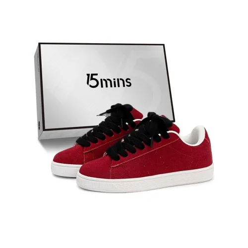 15 MINS Устойчивые к истиранию противоскользящие низкие кеды для скейтбординга унисекс