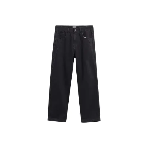 ENTONG Черный Унисекс Джинсы