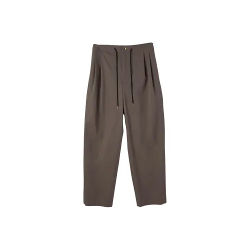 CULLNI FW25 Эластичный Двойной Ткань 2Tuck Шнур Полуширокие Брюки Повседневные Брюки Унисекс