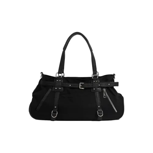 NOMK ПУ (полиуретан) с нейлоновой сумкой стандартная женская черный розовый леопард