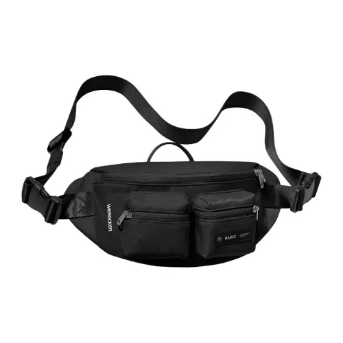 Werocker Нейлон Бананка Стандартный Унисекс Классический черный экрю мятно-зеленый серо-коричневый королевский синий армейский зеленый серый