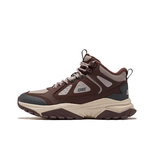Erke Теплый Sun 3 Термический Амортизирующий Противоскользящий Высокий Топ Повседневная Обувь Мужская Кофейный Охра