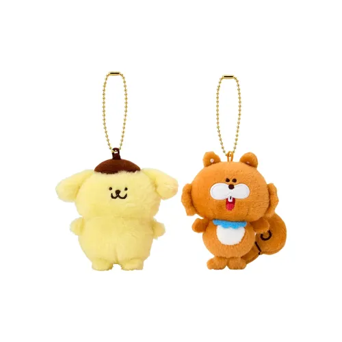 Санрио SWIMMER Pompompurin Вторая версия Наборы одежды Плюшевый брелок Высота 9,2 см 9,5 см