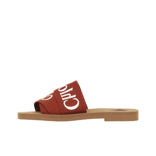 Chloe Слипоны Женские Терракотовый Красный