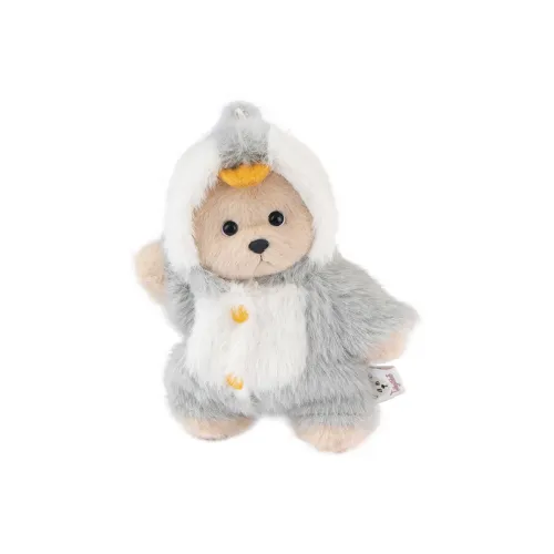 TeddyTales Карман Медведь Коллекция Пингвин Акула Уют и Гармония Кукла Коробка Плюшевая Подвеска Кукла 15 см Высота