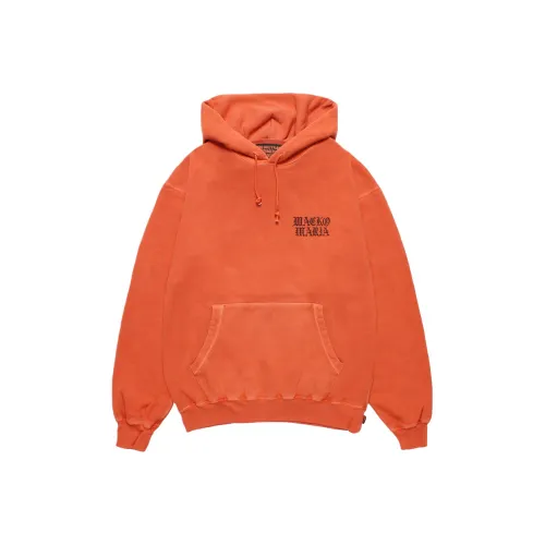 WACKO MARIA DEATH ROW RECORDS Коллаборация FW25 GARMENT DYED С капюшоном Свитшот Рубашка Свитшот Унисекс