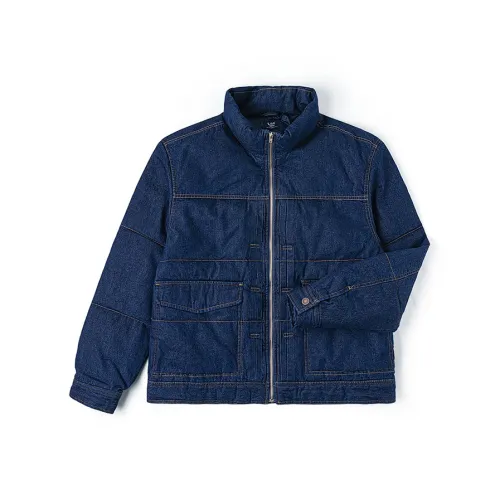 Lee Темно-синий Мужской Пуховик