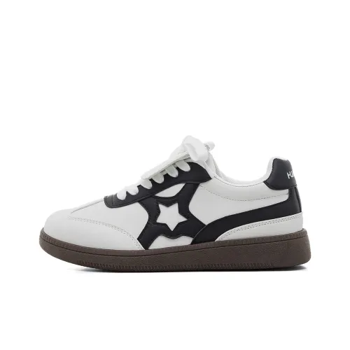 HUANQIU Легкий Дышащий Wa Противоскользящий Низкий Топ Немецкие армейские кроссовки Женские Белые