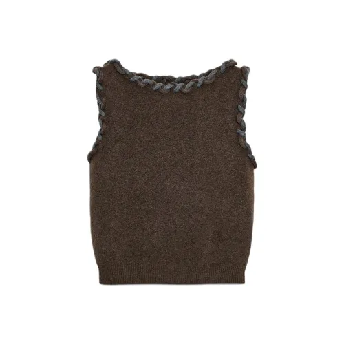 ZARA Коричневый Женские Майки