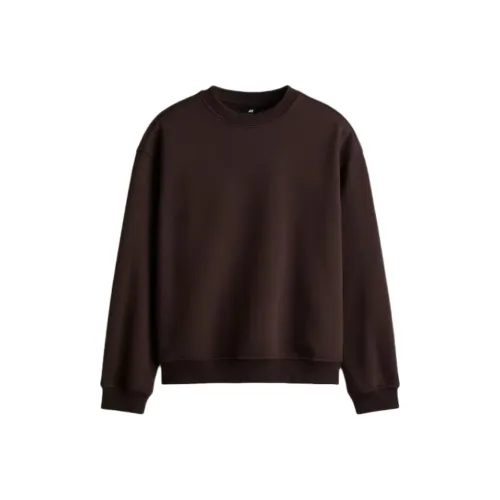 H M Коричневый Мужской Свитшот