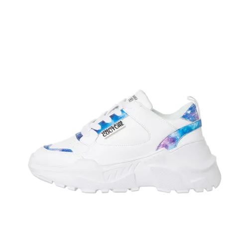 VERSACE JEANS COUTURE Низкий топ Повседневная обувь Женская Белая