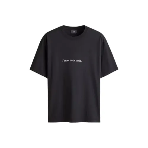 H M Черные Мужские T-рубашки