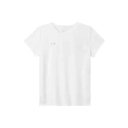 Комплект Under Armour SS24 с короткими рукавами футболка для женщин белая