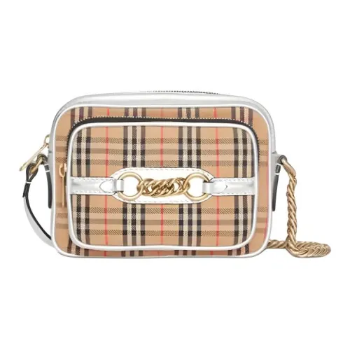 Burberry Хлопок Camera Сумка Сумка через плечо Женская Бежевая