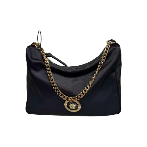 VERSACE La Medusa Телячья кожа Сумка через плечо Мини Женская Черная