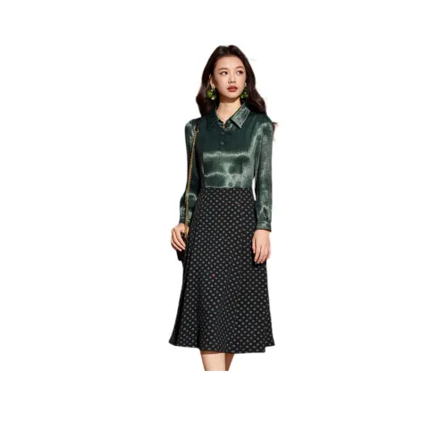 Mylan Зеленый Женский Комплект с Юбкой