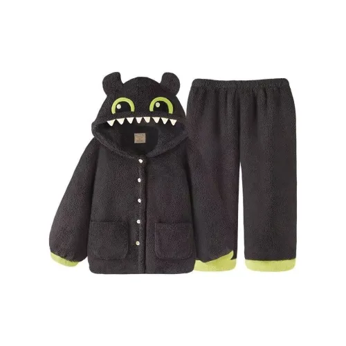 NACARADAR Черный комплект Женские Пижамные комплекты